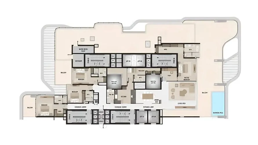 Apartamento de 2 dormitorios en Palm Jumeirah, UAE No. 1241 № 6