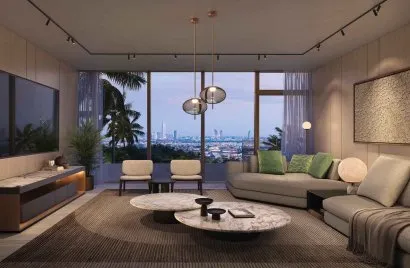 Apartamento de 1 dormitorio en Serenia District East Palm Jumeirah, UAE No. 1182