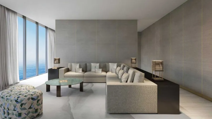 Apartamento de 4 dormitorios en ARMANI BEACH RESIDENCES Palm Jumeirah, UAE No. 318 № 1