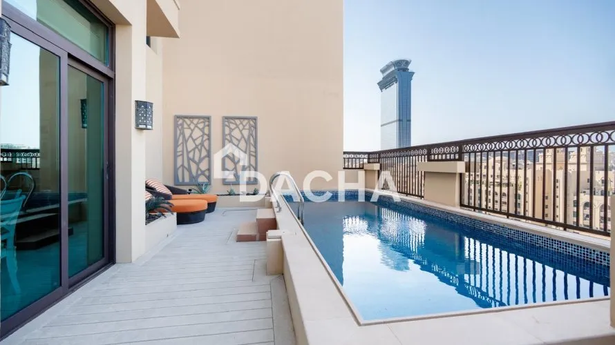 Ático de 4 dormitorios en The Fairmont Palm Residences, UAE No. 2503