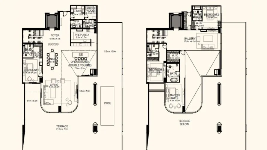 Appartement de 2 chambres à Palm Jumeirah, UAE No. 1238 № 6