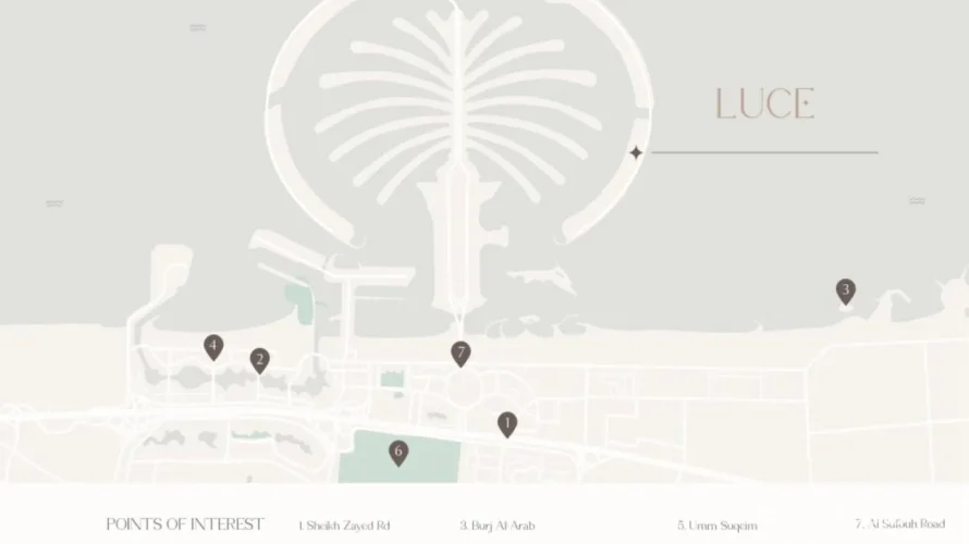 LUCE RESIDENCES à Palm Jumeirah, UAE No. 33 № 8