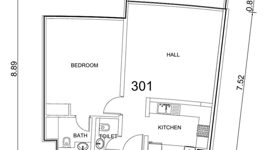 Appartement de Studio à Palm Jumeirah, UAE No. 1224 № 4