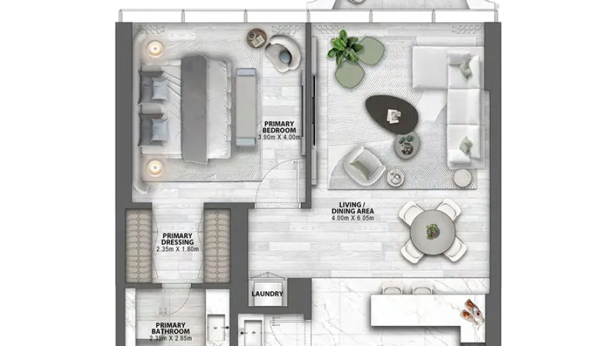 Appartement de 1 chambre à Palm Jumeirah, UAE No. 1225 № 7