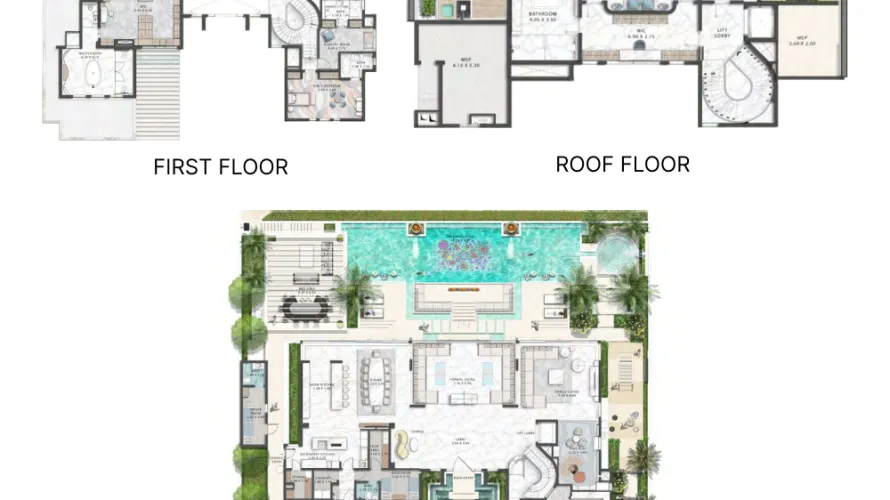 Villa de 5 chambres à Palm Jumeirah, UAE No. 1229 № 1