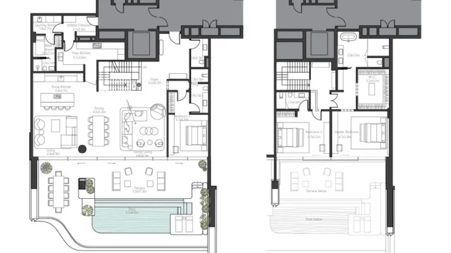 Appartement de 2 chambres à Palm Jumeirah, UAE No. 1239 № 12