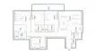3 chambres Appartement plan d'étage «TYPE 01A», Serenia District East