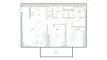 2 chambres Appartement plan d'étage «TYPE 02A», Serenia District East