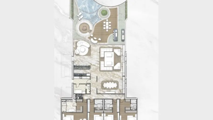 Penthouse de 25 chambres à Palm Jumeirah, UAE No. 1246 № 2