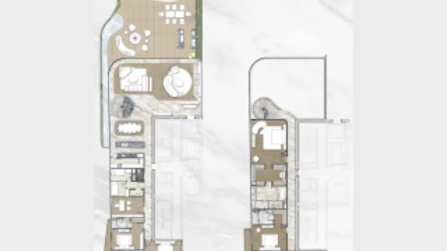 Penthouse de 25 chambres à Palm Jumeirah, UAE No. 1246 № 3