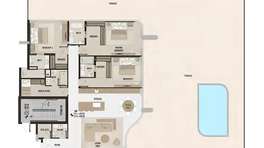 Appartement de 2 chambres à Palm Jumeirah, UAE No. 1241 № 4