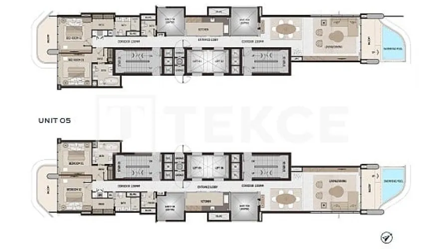 Penthouse de 4 chambres à Palm Jumeirah, UAE No. 2584 № 4