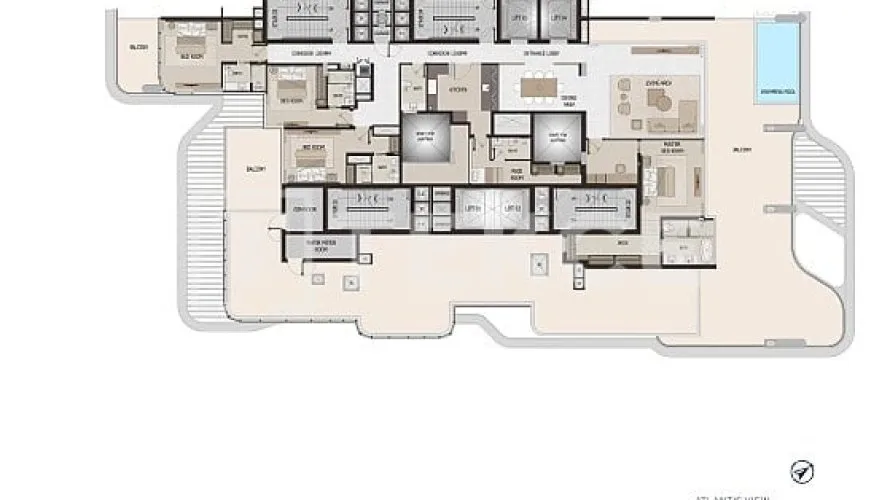 Appartement de 3 chambres à Palm Jumeirah, UAE No. 2582 № 1