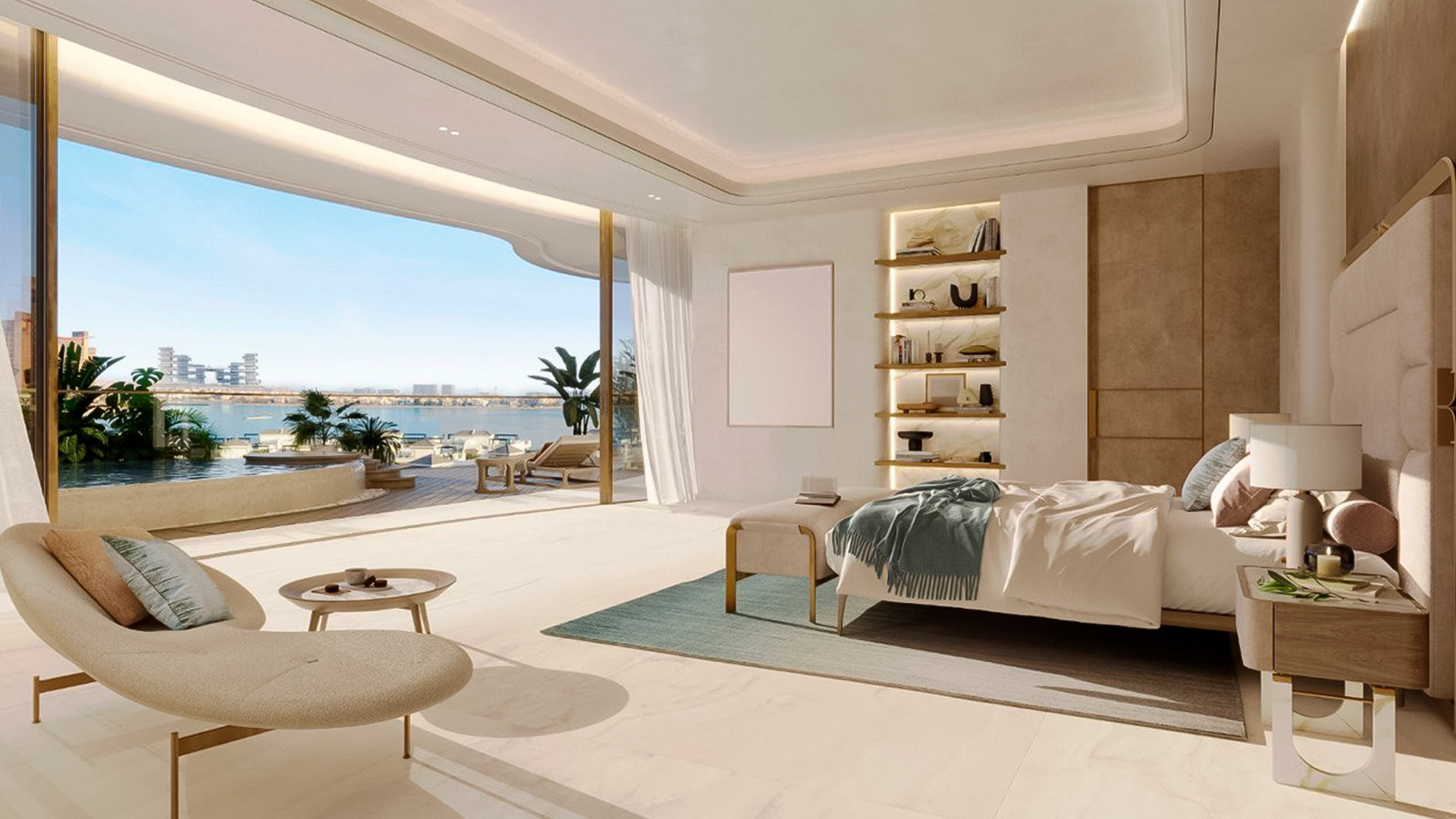 Signature Villas Palm Jumeirah собственный пляж Дубай