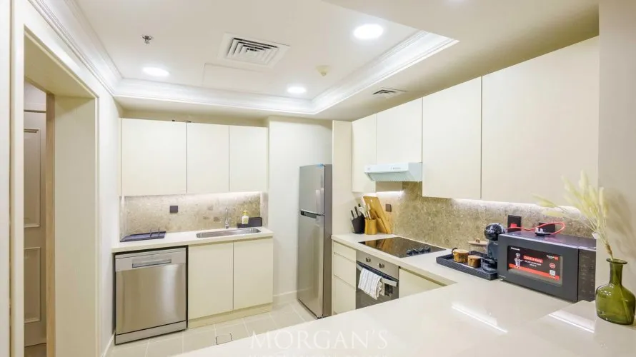 Квартира с 2 спальнями в  The Fairmont Palm Residences, Пальма Джумейра, Дубай, ОАЭ №475 № 9