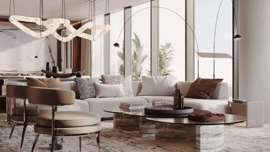 Квартира с 3 спальнями в ELA Residences, Пальма Джумейра, Дубай, ОАЭ №361 № 4