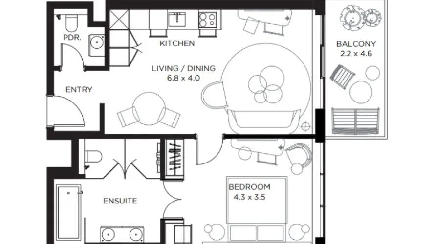 Квартира 79м² в  Пальма Джумейра, Дубай, ОАЭ №1233 № 2
