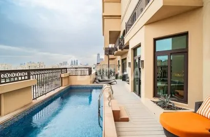 Пентхаус с 4 спальнями в  The Fairmont Palm Residences, Пальма Джумейра, Дубай, ОАЭ №1527