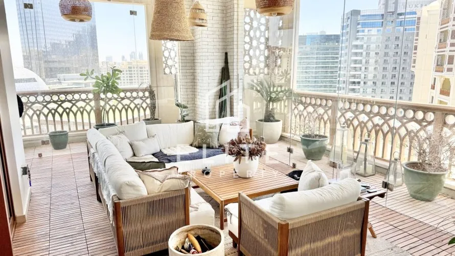 Квартира с 2 спальнями в Marina Residences, Пальма Джумейра, Дубай, ОАЭ №1986