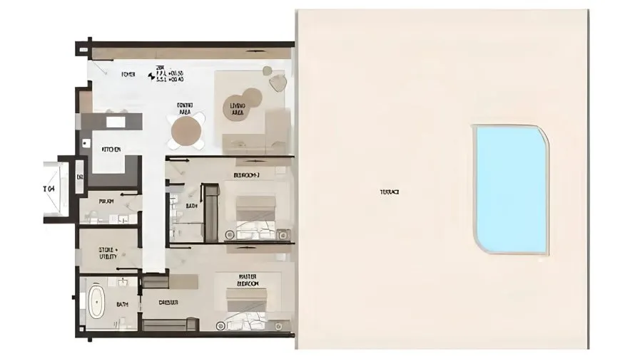 2 bedrooms apartment for sale , Palm Jumeirah, Dubai, UAE No. 1241 № 3