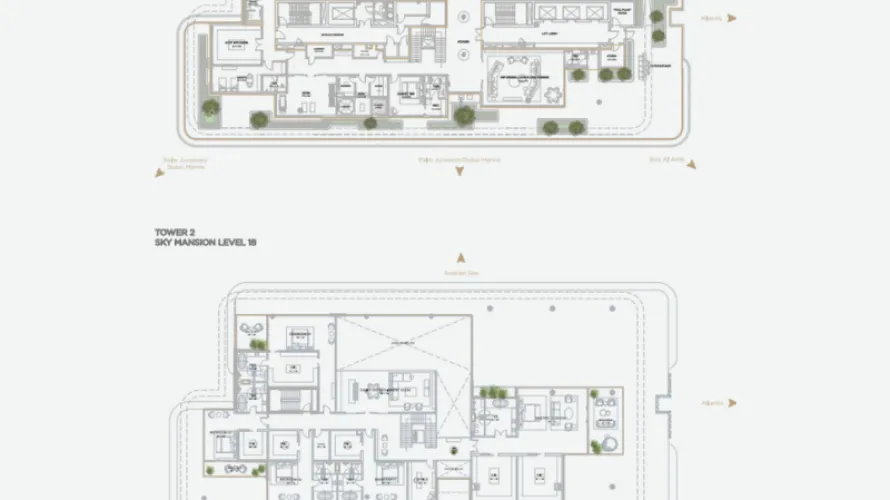 1 bedroom apartment for sale , Palm Jumeirah, Dubai, UAE No. 1237 № 9