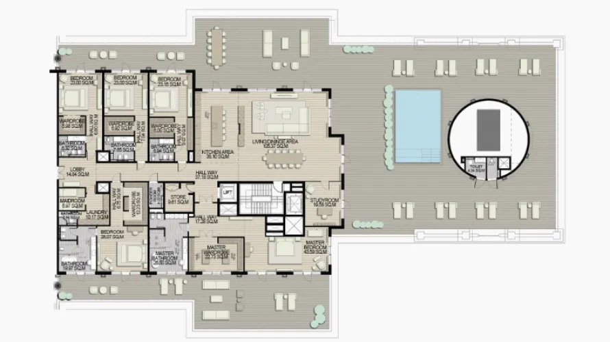 2 bedrooms apartment for sale , Palm Jumeirah, Dubai, UAE No. 1242 № 8