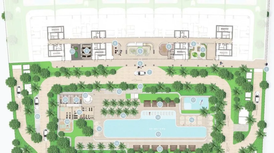 2 bedrooms apartment for sale , Palm Jumeirah, Dubai, UAE No. 1301 № 24