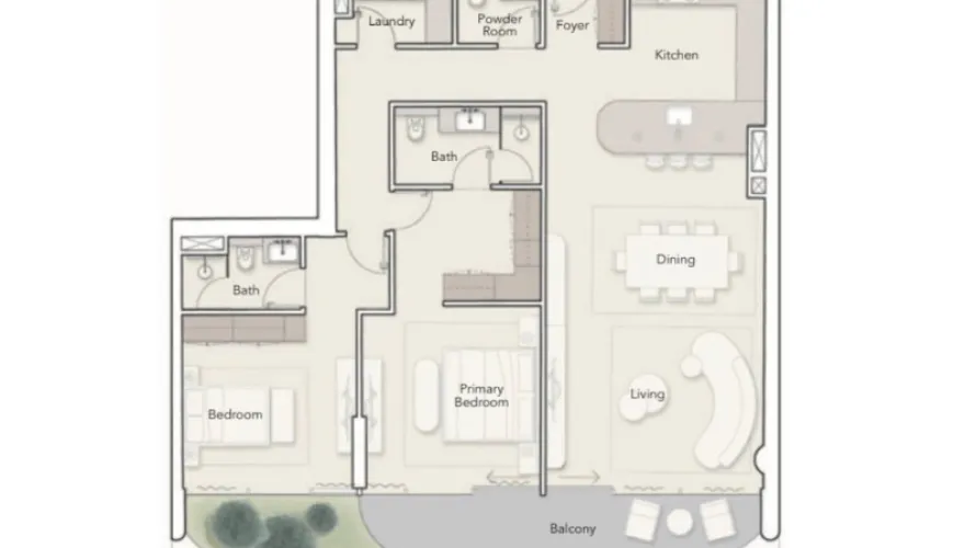 2 bedrooms penthouse for sale , Palm Jumeirah, Dubai, UAE No. 1245 № 5