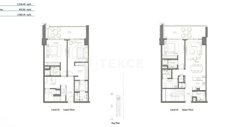 2 bedrooms duplex for sale, Palm Jumeirah, Dubai, UAE No. 2585 № 13